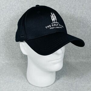Pukka Hat L/XL Grays Crossing The Golf Club Black‎ A-Flex Fit Sports Apparel